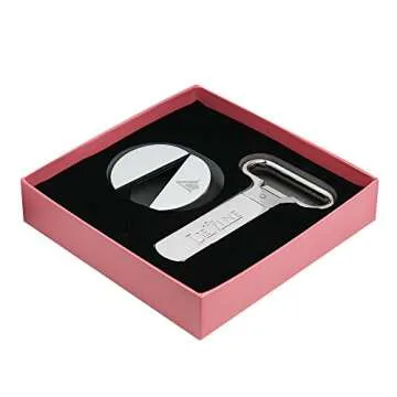 Two Prong Cork Puller & Foil Cutter - DeVine Ah So Set