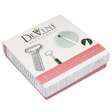 Two Prong Cork Puller & Foil Cutter - DeVine Ah So Set