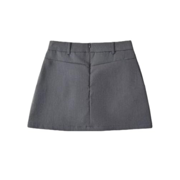 Chic Women Summer Mini Skirt with Side Pockets