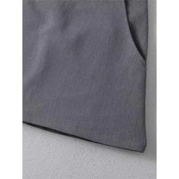 Chic Women Summer Mini Skirt with Side Pockets