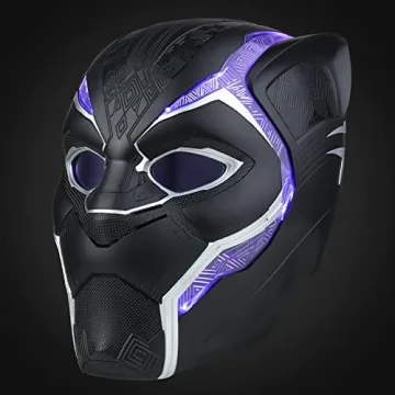Marvel Legends Black Panther Helmet with Light FX for Cosplay and Collectibles