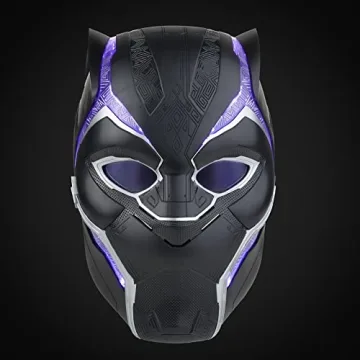 Marvel Legends Black Panther Helmet with Light FX for Cosplay and Collectibles
