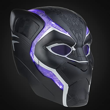 Marvel Legends Black Panther Helmet with Light FX for Cosplay and Collectibles