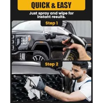 Carceracot Ceramic Coating for Cars (16 oz.), Unmatched Shine Nano Car Wax Coating Spray, No Pungent Smell, Quick Detailer Spray Wax, Long Lasting Shiny Car Stuff with Microfiber Towel, Easy to Apply