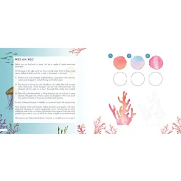 Watercolor with Me in the Ocean Art Book