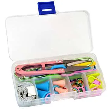 Dxhycc Essential Knitting Tools Kit with Case for Beginners