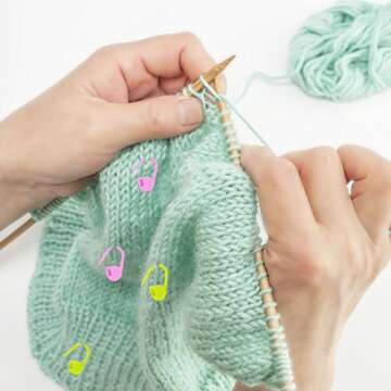 Dxhycc Essential Knitting Tools Kit with Case for Beginners