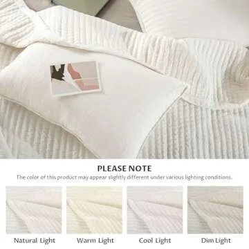 KASENTEX Soft Ultra Lightweight Quilt Bedding Set