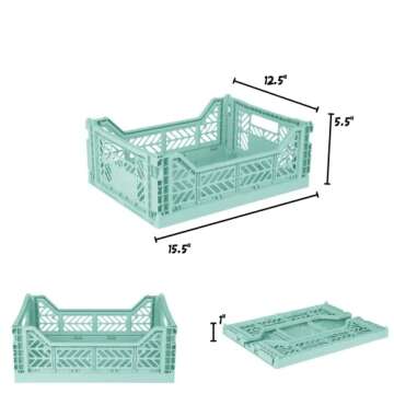 AYKASA Collapsible Storage Bins - Stylish and Durable