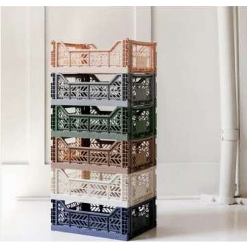 AYKASA Collapsible Storage Bins - Stylish and Durable