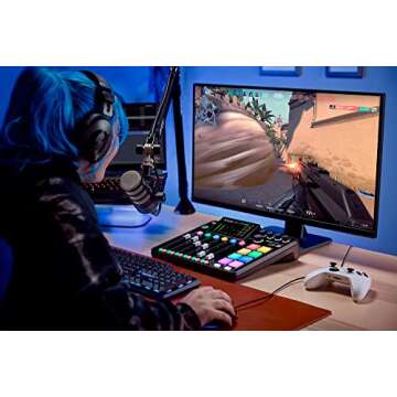 Rode RODECaster Pro II Audio Production Console with Rode PodMic Dynamic Podcasting Microphone, 32GB...
