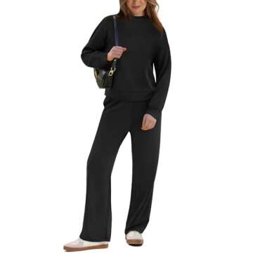 WIHOLL Lounge Sets for Women 2 Piece Fall Outfits Matching Sets Womens Clothing Winter Vacation Outf...