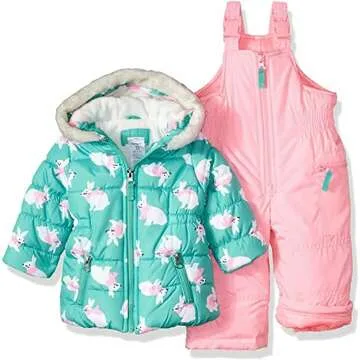 Cute Carter's Baby Girls Snowsuit for Cold Weather