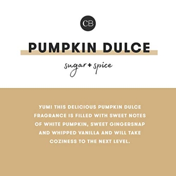 Capri Blue Holiday Mercury Jar Candle - Soy Candle Blend - Fall Candles for Home Scented with White Pumpkin, Nutmeg & Vanilla - Pumpkin Candle for Fall Decor - Signature (Pumpkin Dulce, 19 oz)