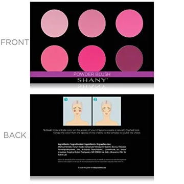 SHANY Shimmer & Matte Blush Palette for All Skin Tones