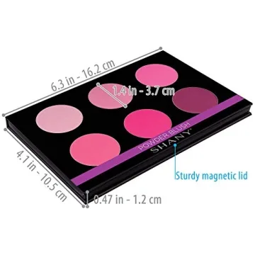 SHANY Shimmer & Matte Blush Palette for All Skin Tones