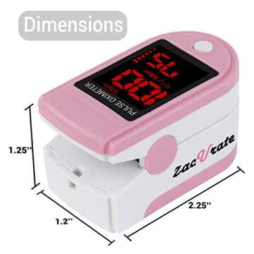 Zacurate Pro Series 500DL Fingertip Pulse Oximeter