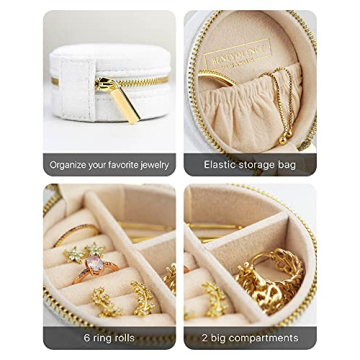 Stylish Compact Jewelry Box for Travel and Gifting
