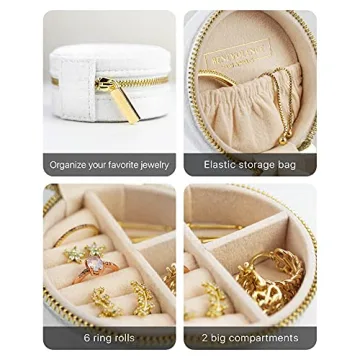Stylish Compact Jewelry Box for Travel and Gifting