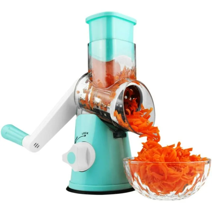 Rotary Mandoline Drum Slicer for Cheese & Veggies