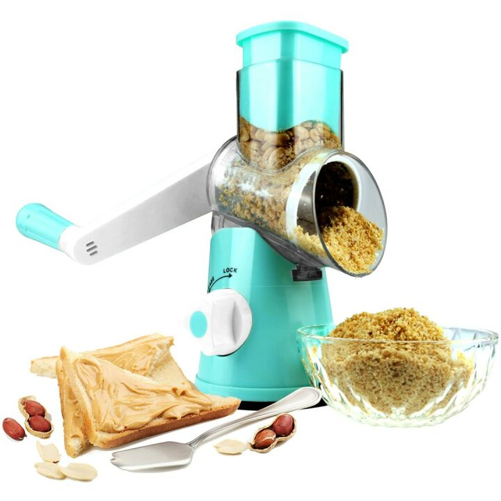 Rotary Mandoline Drum Slicer for Cheese & Veggies
