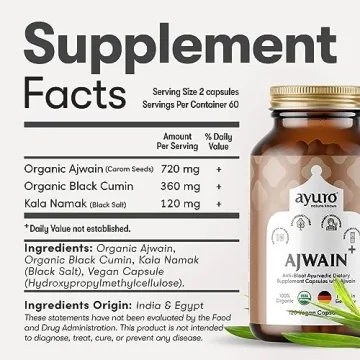 Ayuro Organic Ajwain Antacid for Digestive Wellness
