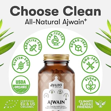 Ayuro Organic Ajwain Antacid for Digestive Wellness