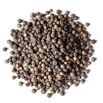 Food to Live Organic Black Pepper - 2 Pounds of Whole Dried Peppercorns, Fresh Spices for Culinary E...