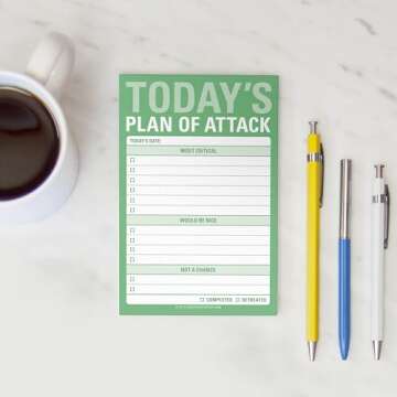 Knock Knock Plan of Attack Great Big Sticky Note