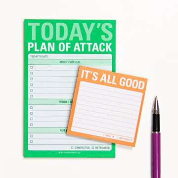 Knock Knock Plan of Attack Great Big Sticky Note
