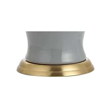 JONATHAN Y JYL4026C Julian 29" Ceramic LED Table Lamp Traditional Transitional Bedside Desk Nightstand Lamp for Bedroom Living Room Office College Bookcase LED Bulb Included, Gray