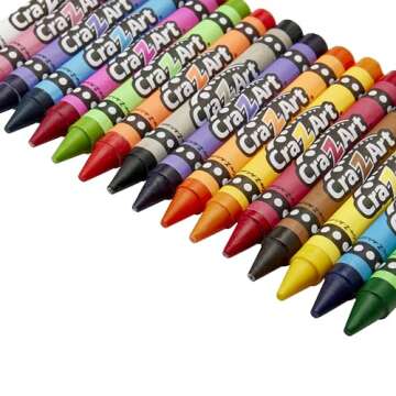 Cra-Z-Art 16ct Washable Jumbo Crayons, Easy Clean Up, Back To School Supply, Creative Fun for Children, Ages 3 and Up