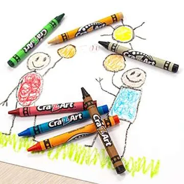Cra-Z-Art 16ct Washable Jumbo Crayons, Easy Clean Up, Back To School Supply, Creative Fun for Children, Ages 3 and Up