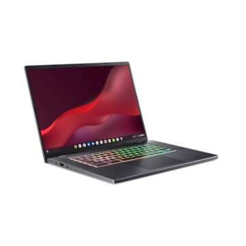 Acer Chromebook 516 GE Cloud Gaming Laptop with Google AI – 16.0" WQXGA 2560x1600 100% sRGB 120Hz IPS | Intel Core i5-1240P | 16GB LPDDR4X | 256GB Gen 4 SSD | Wi-Fi 6E | Chrome OS | CBG516-1H-53TD