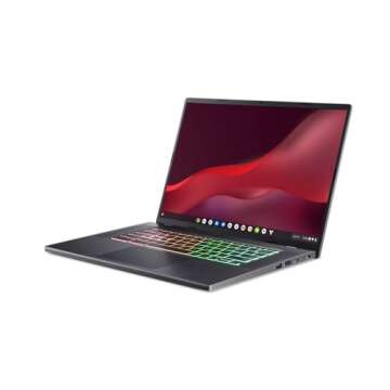 Acer Chromebook 516 GE Cloud Gaming Laptop with Google AI – 16.0" WQXGA 2560x1600 100% sRGB 120Hz IPS | Intel Core i5-1240P | 16GB LPDDR4X | 256GB Gen 4 SSD | Wi-Fi 6E | Chrome OS | CBG516-1H-53TD