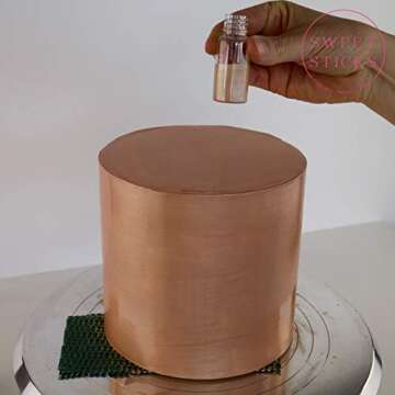 Icinginks - Sweetsticks Metallic Sunkissed Gold Edible Art Decorative Cake Paint 15ml - Edible Art P...