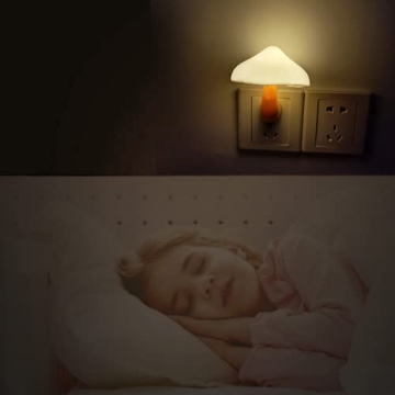 AUSAYE Mushroom Sensor LED Night Light for Home Use