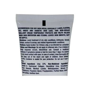 UriSec Therapeutic Moisturizer Cream 22% Urea for Dry Skin