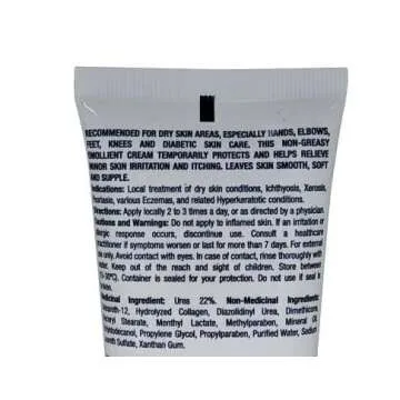 UriSec Therapeutic Moisturizer Cream 22% Urea for Dry Skin