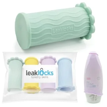 LeakLocks Toiletry Skins for Leak Proof Travel Containers