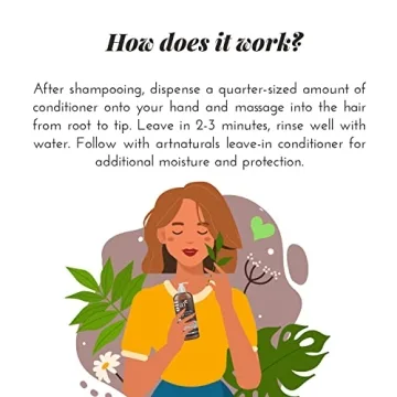 ArtNaturals Argan Oil Conditioner - Moisturizing Treatment for Healthy Hair