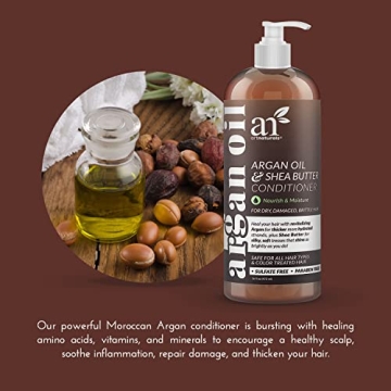 ArtNaturals Argan Oil Conditioner - Moisturizing Treatment for Healthy Hair