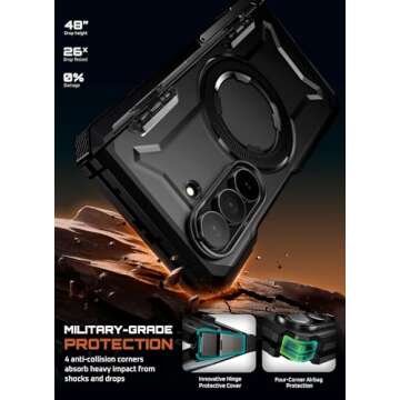 Premium SUPCASE for Galaxy Z Fold 7 with Kickstand