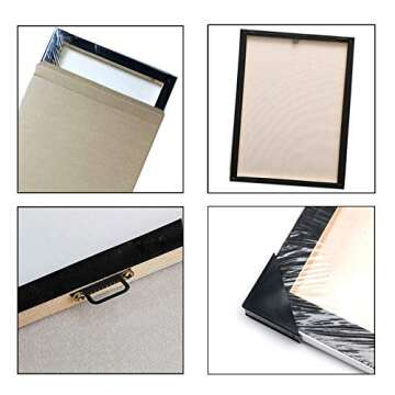 Framed Jesus Watercolor Canvas Art for Home Décor