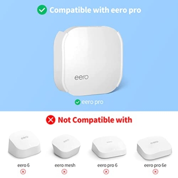 Wall Mount Holder for eero Pro Home WiFi, Relassy eero Wall Mount Bracket Compatible with eero WiFi System Ceiling Holder for eero WiFi System Set of 3
