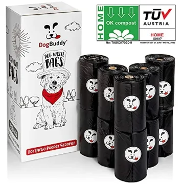 Eco-Friendly DogBuddy Jumbo Waste Bags - 150 Count