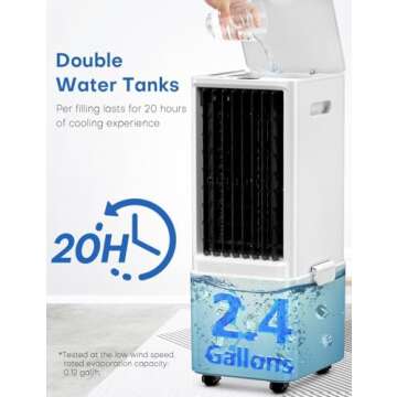 Versatile COOLECH Portable Air Conditioner for All Spaces