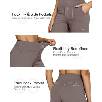 G4Free Wide Leg Yoga Pants - Flattering & Comfortable for Every Occasion