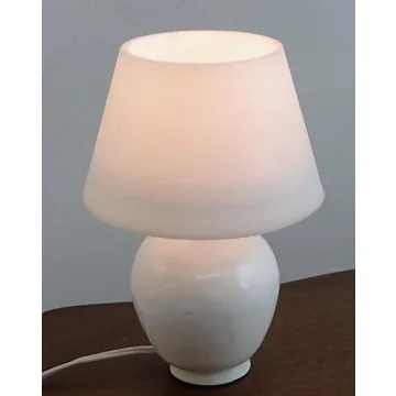 Miniature Ceramic Table Lamp for Dollhouses - Customizable Design
