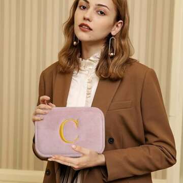 Parima Gifts for Girls - Travel Jewelry Box | Personalized Birthday Christmas Gifts for Girls Jewelr...